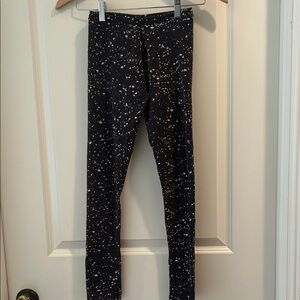 Zara Girls Collection PullOn Splattered Paint Star Print Leggings size 13/14